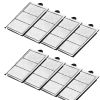 Aquarium Filter Cotton, 8 PCS Fish Tank Replacement Filter Cartridges for 2.5/3.5 Gal