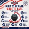 USA-K9 Magnum Stars and Stripes Rubber Dog Toy | K9 Handler Reward Toy | USA Made
