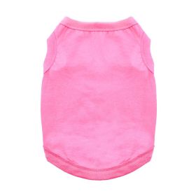 Cotton Dog Tank (Color: Carnation Pink, size: X-Small)
