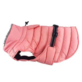 Alpine Extreme Weather Puffer Coat (Color: Peach, size: X-Large)