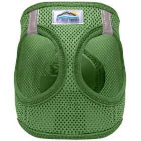 American River Solid Ultra Choke Free Dog Harness (Color: Dark Forest Green, size: 3X-Large)