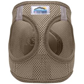 American River Solid Ultra Choke Free Dog Harness (Color: Fossil Brown, size: 2X-Large)