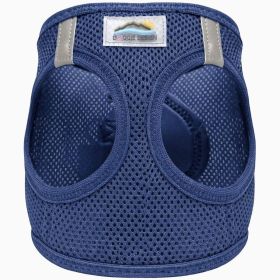 American River Solid Ultra Choke Free Dog Harness (Color: Navy, size: 2X/3X-Large)
