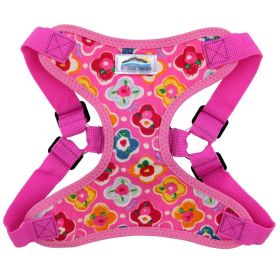 Wrap and Snap Choke Free Dog Harness by Doggie Design (Color: Maui Pink, size: large)