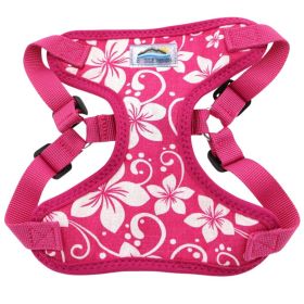 Wrap and Snap Choke Free Dog Harness by Doggie Design (Color: Pink Hibiscus, size: large)