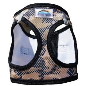 American River Choke Free Dog Harness Camouflage Collection (Color: Brown Camo, size: X-Small)