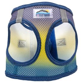American River Choke Free Dog Harness Ombre Collection (Color: Cosmic Splash, size: small)