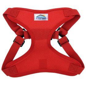 Wrap and Snap Choke Free Dog Harness by Doggie Design (Color: Flame Red, size: medium)