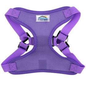 Wrap and Snap Choke Free Dog Harness by Doggie Design (Color: Paisley Purple, size: X-Small)