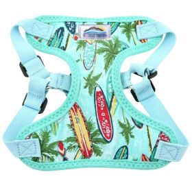 Wrap and Snap Choke Free Dog Harness by Doggie Design (Color: Surfboards and Palms, size: X-Small)